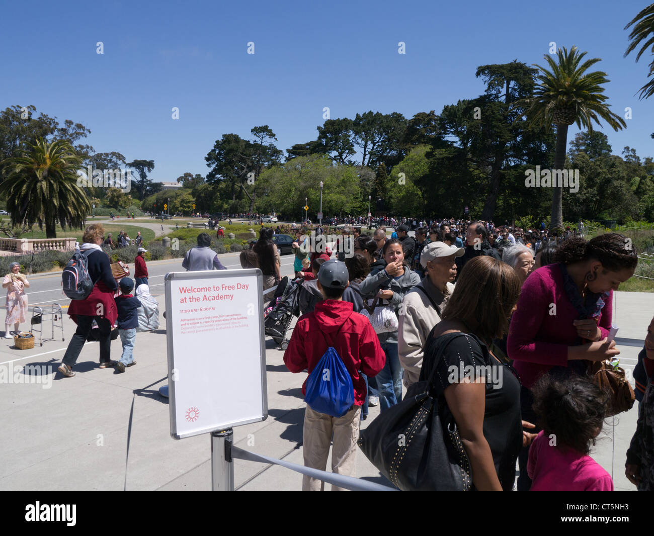 Natural history museum long queues free entrance families hires stock
