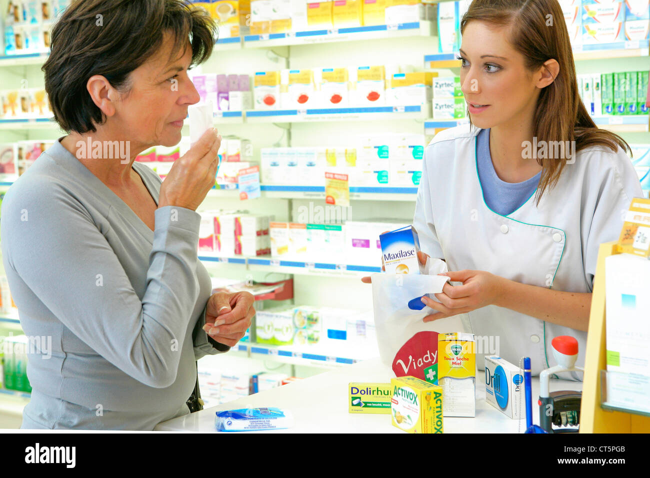 INTERIOR OF A CHEMIST'S SHOP Stock Photo - Alamy