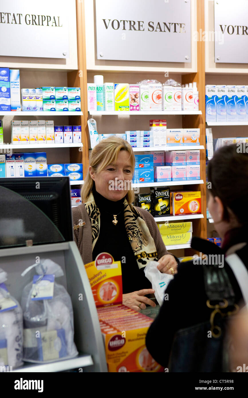 INTERIOR OF A CHEMIST'S SHOP Stock Photo - Alamy