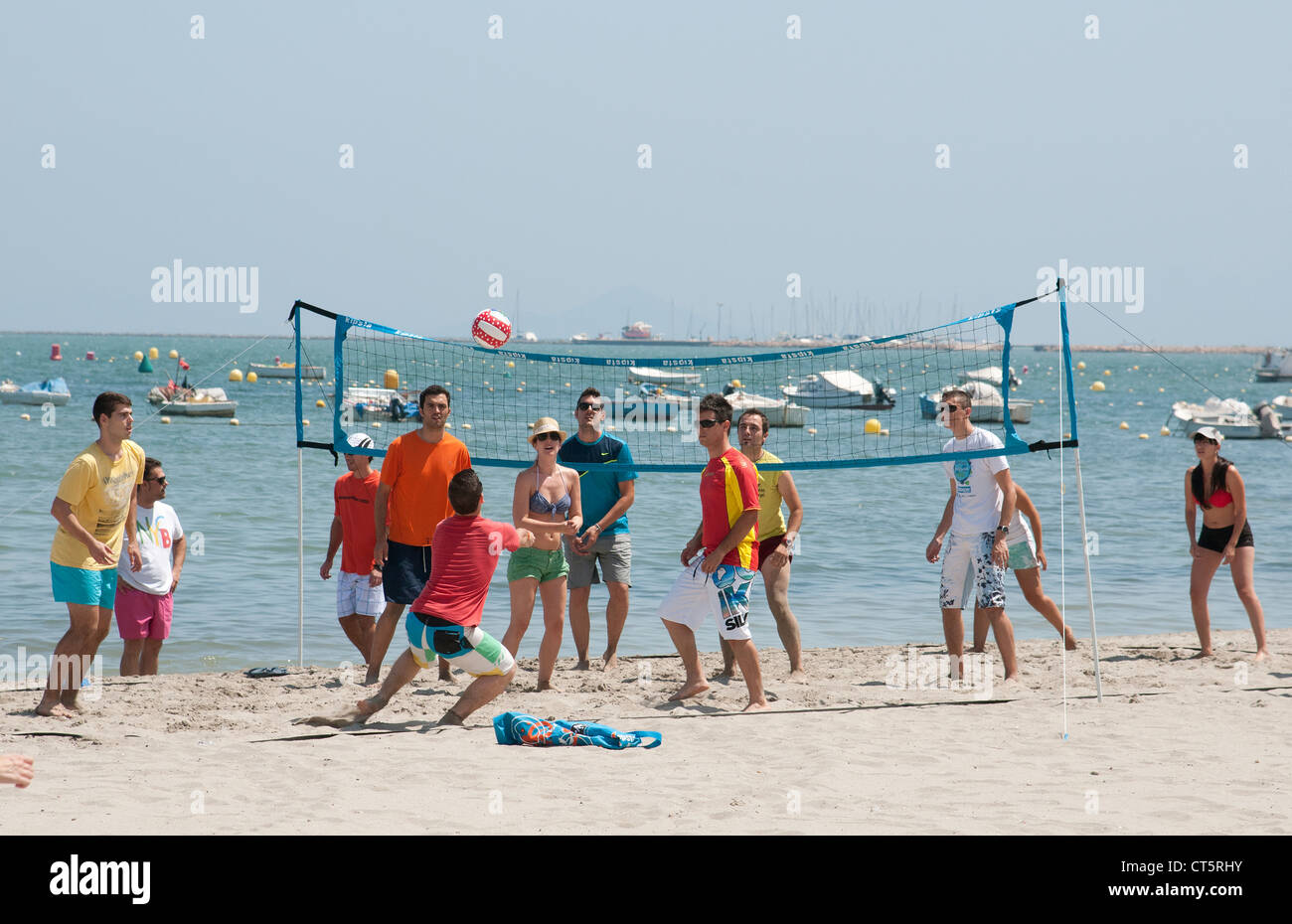 Spain Beach Volleyball Stock Photos & Spain Beach Volleyball Stock