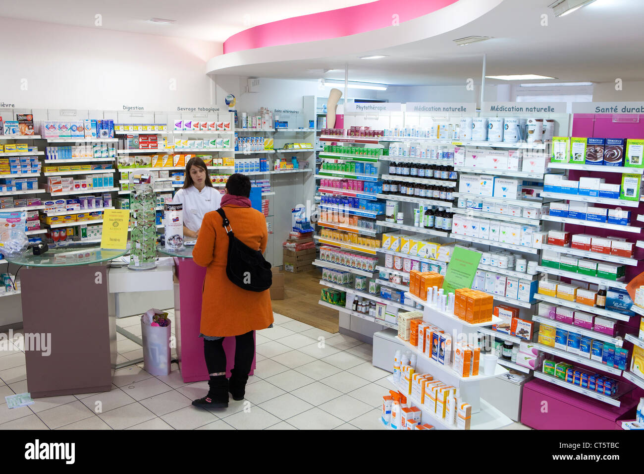 INTERIOR OF A CHEMIST'S SHOP Stock Photo - Alamy