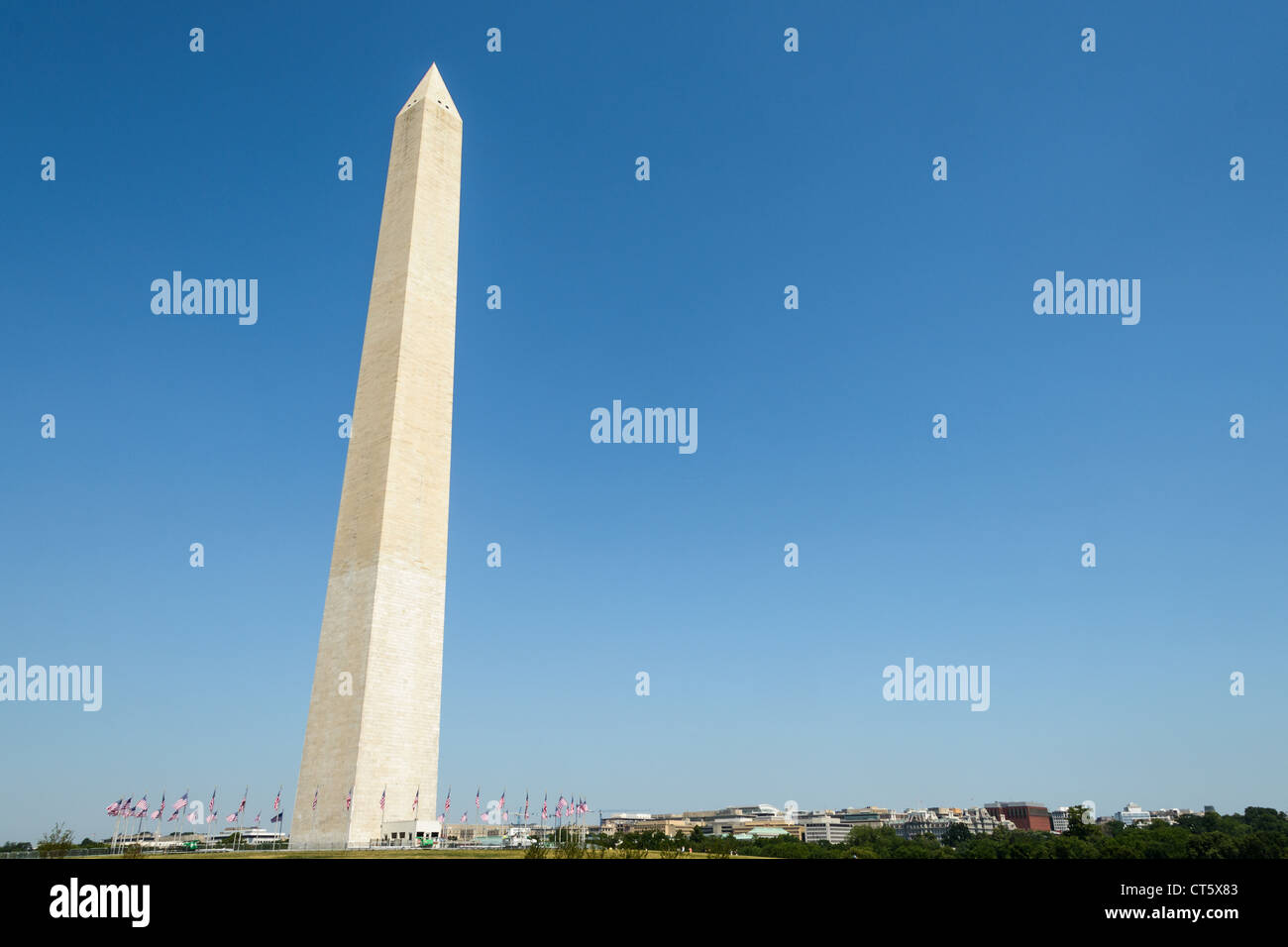 WASHINGTON DC, USA - Washington Monument with Clear Blue Sky and ...