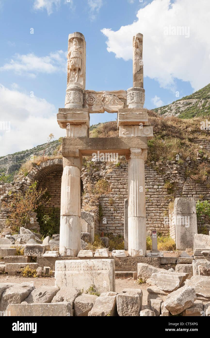Temple of Domitian, Ephesus, Turkey Stock Photo Alamy