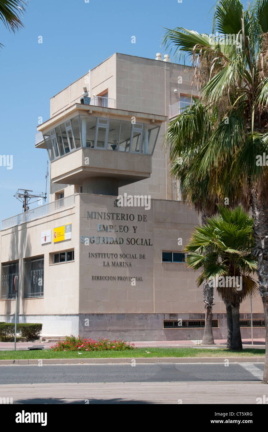 Ministry of Employment & Social Security in Cartagena Murcia Spain Stock Photo