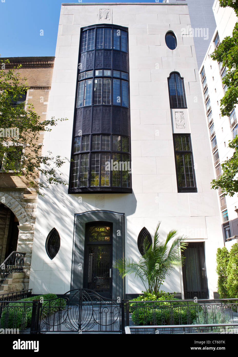 Edward P Russell House in the Astor district in Chicago, Illinois, USA