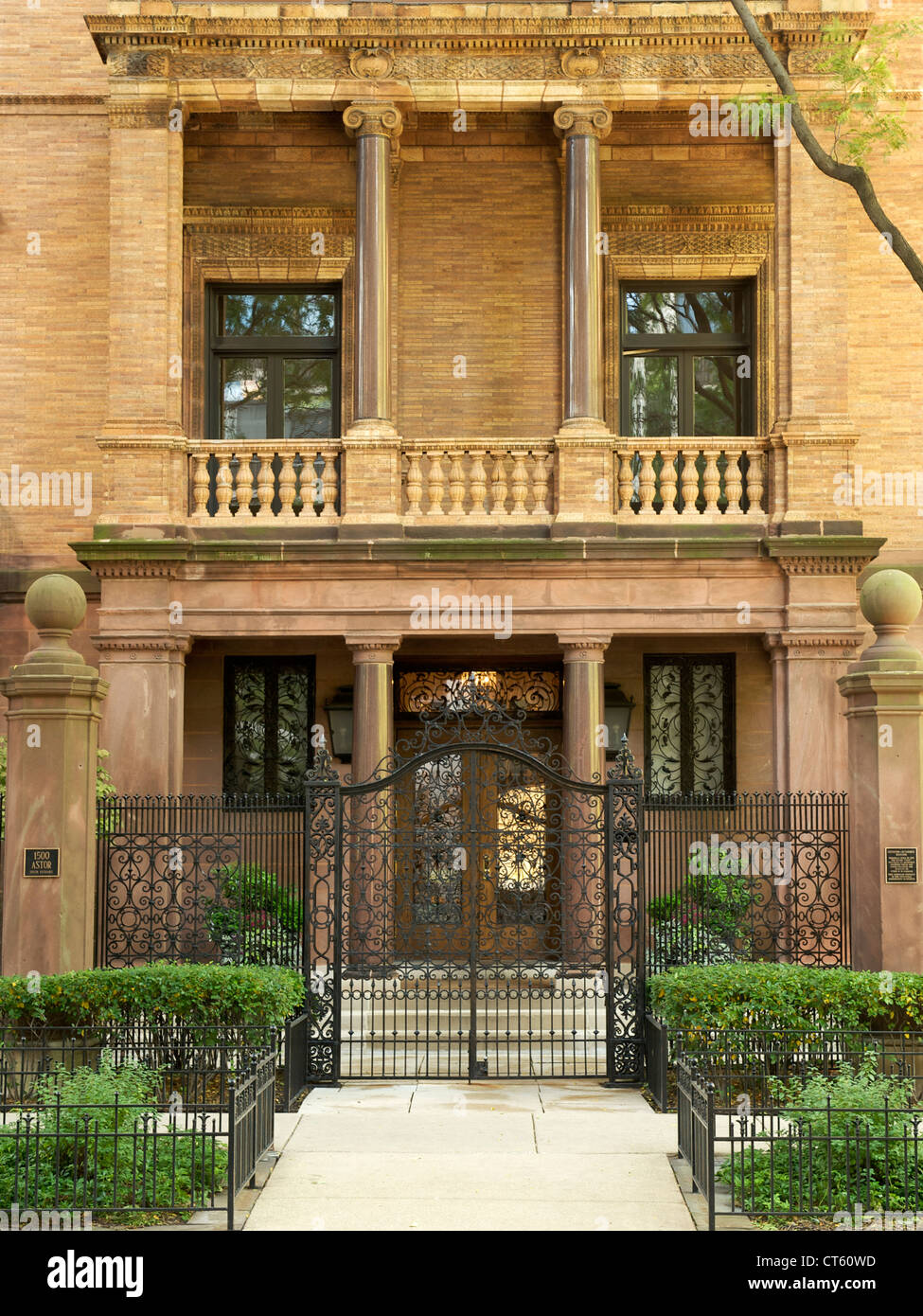 Patterson-McCormick Mansion in the Astor district in Chicago. Stock Photo