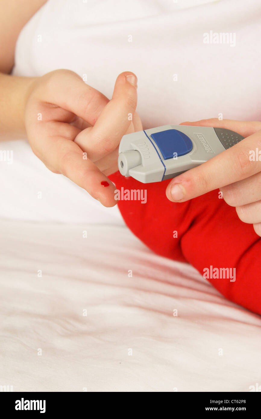TEST FOR DIABETES Stock Photo Alamy