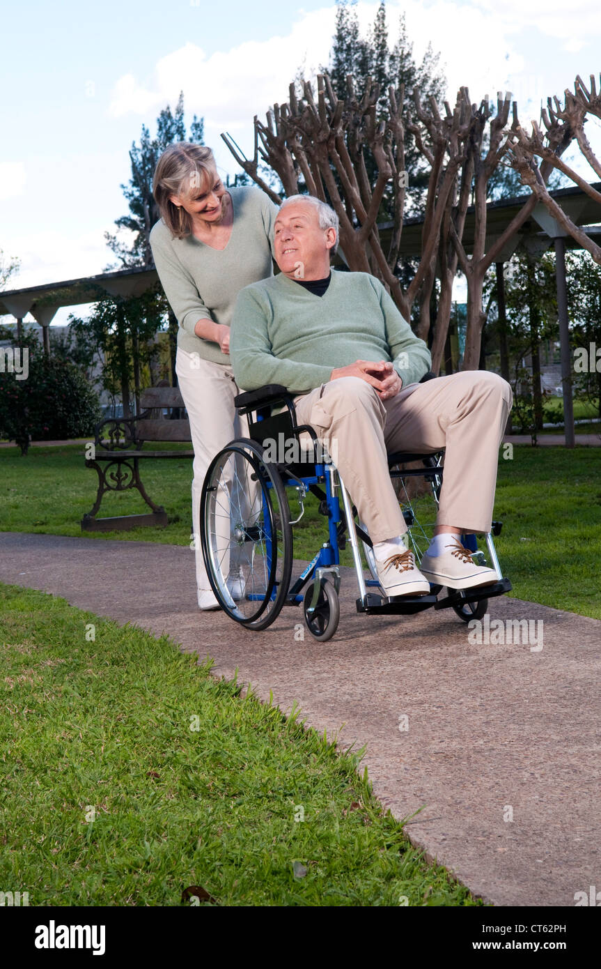 Wheelchair smiles hi-res stock photography and images - Alamy