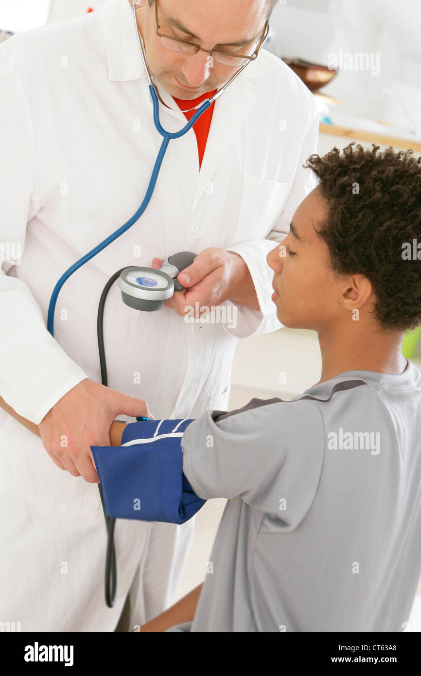 blood-pressure-adolescent-stock-photo-alamy