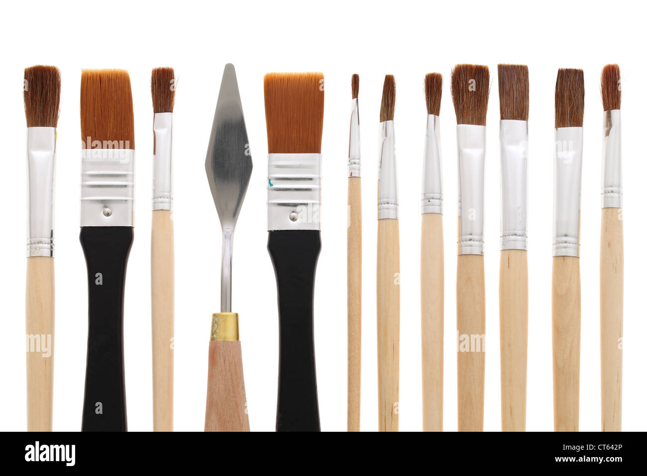 Artist paint brush cutout hi-res stock photography and images - Alamy
