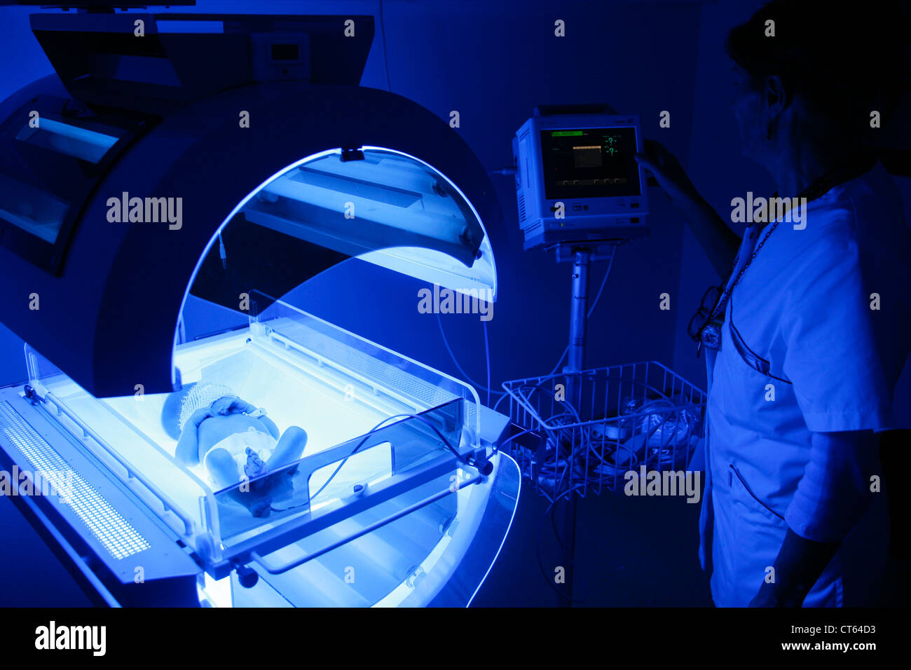 NEONATAL JAUNDICE, PHOTOTHERAPY Stock Photo  Alamy