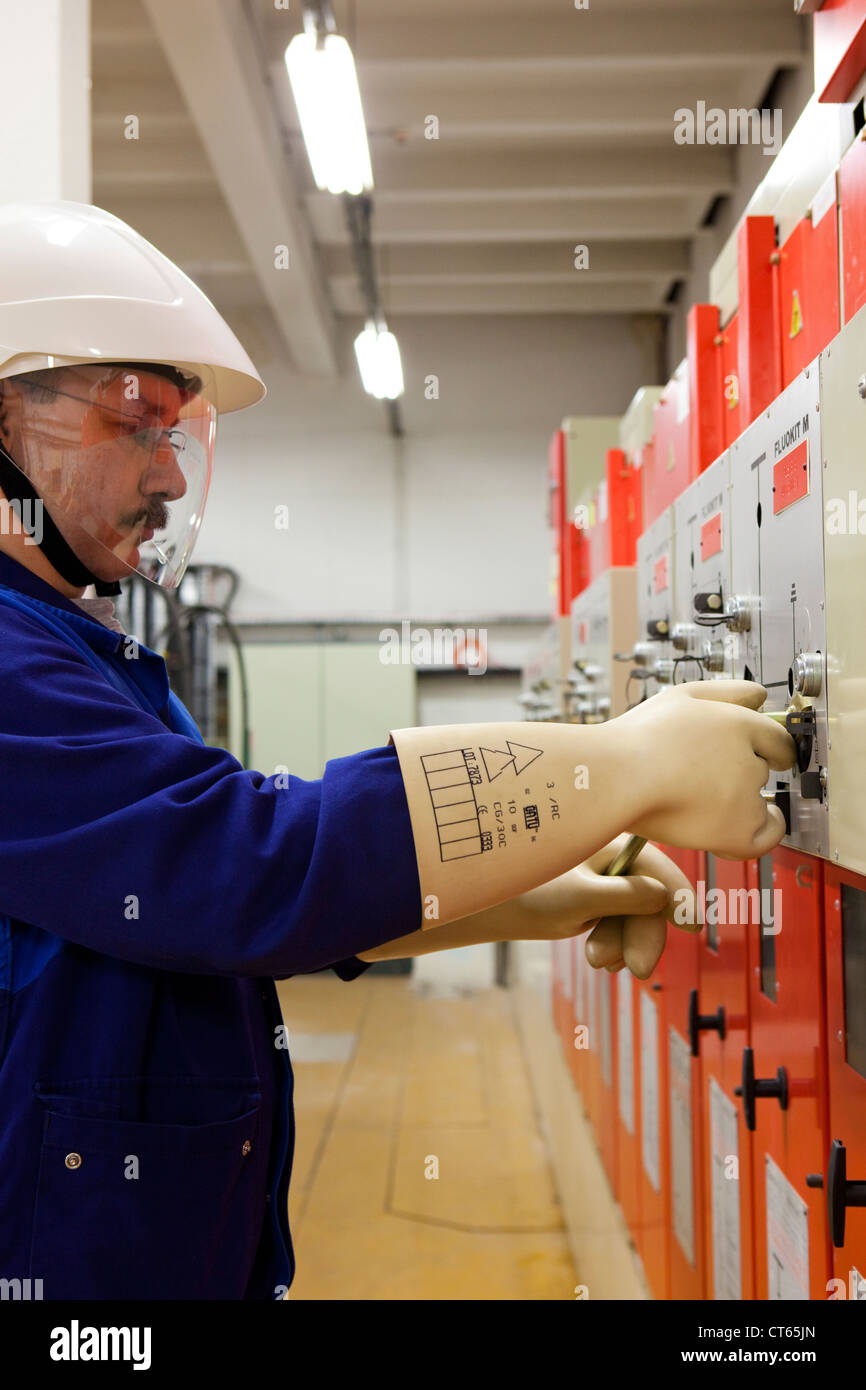 Preventive electrical maintenance hires stock photography and images