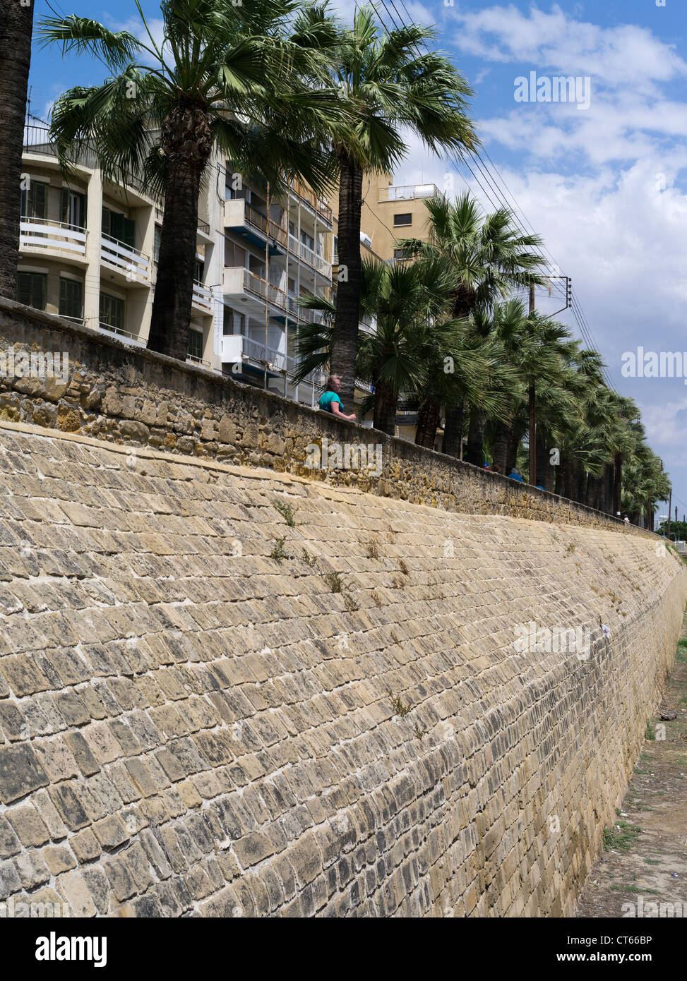 dh Old town South Venetian wall NICOSIA SOUTH CYPRUS Tourist ancient surrounding Old town Lefkosia fortification Stock Photo