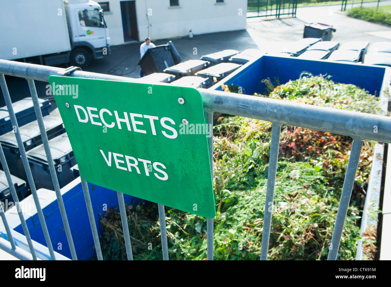 REFUSE COLLECTION Stock Photo