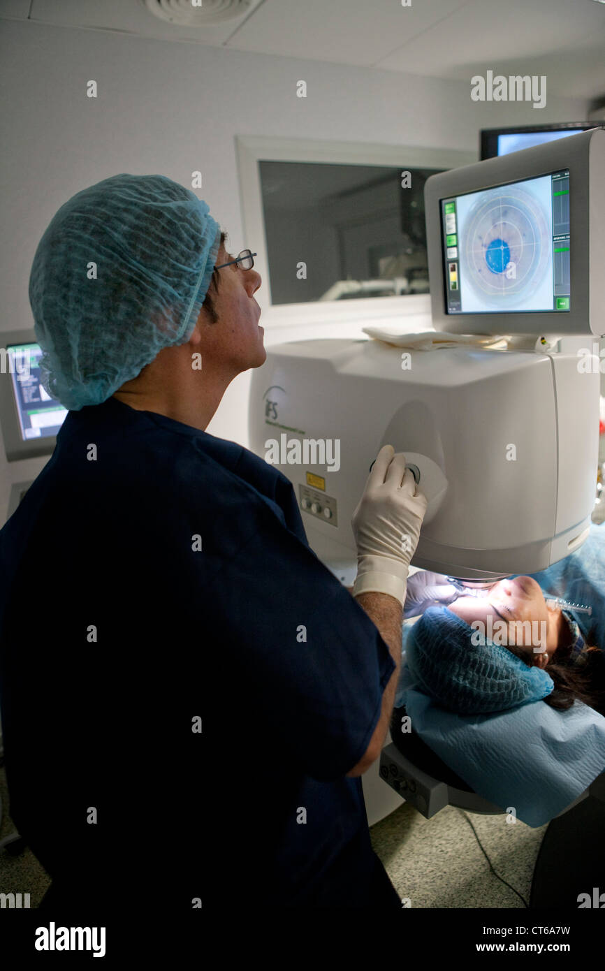 Lady laser eye surgery hires stock photography and images Alamy