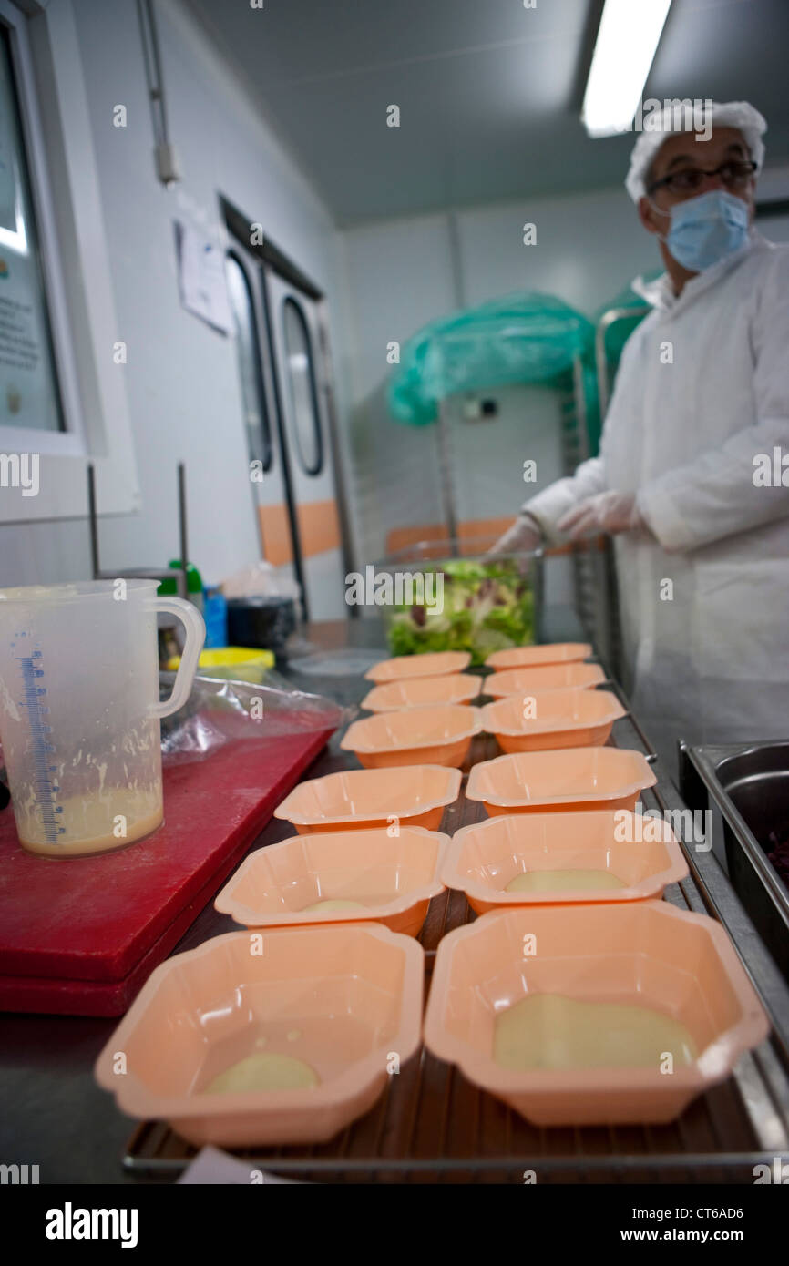 KITCHEN HOSPITAL Stock Photo