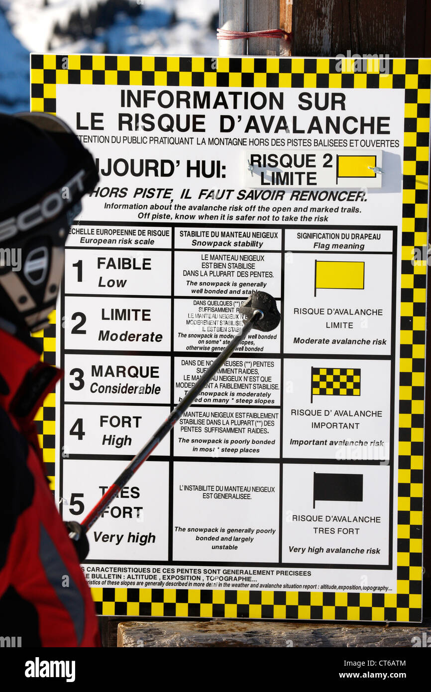 Avalanche hazardous hi-res stock photography and images - Alamy