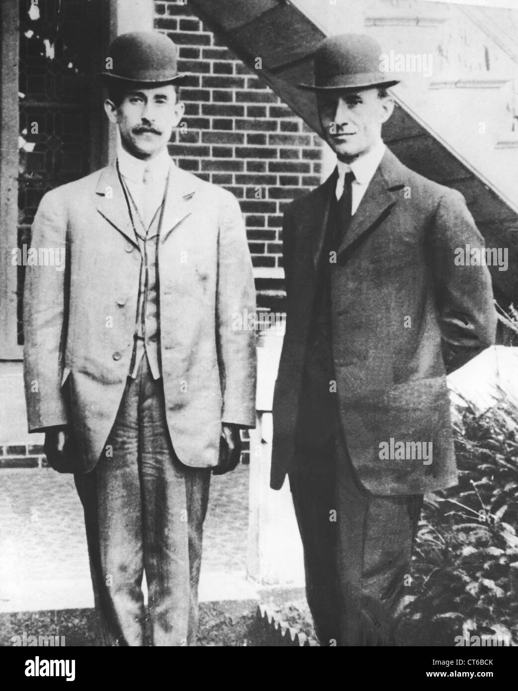 Orville and Wilbur Wright Stock Photo