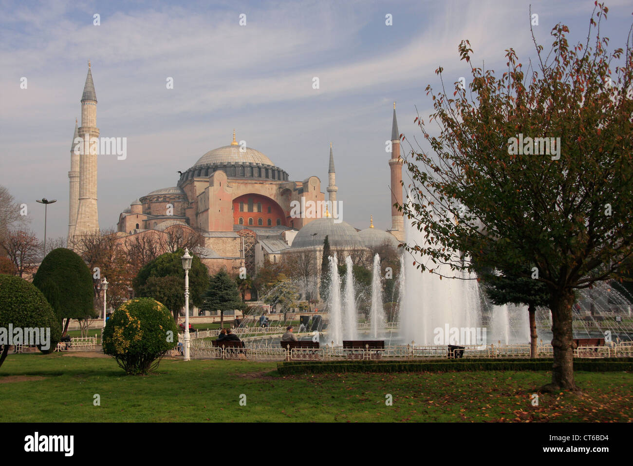 Hagia Sophia and Sultanahmet square, Istanbul, Turkey Stock Photo - Alamy