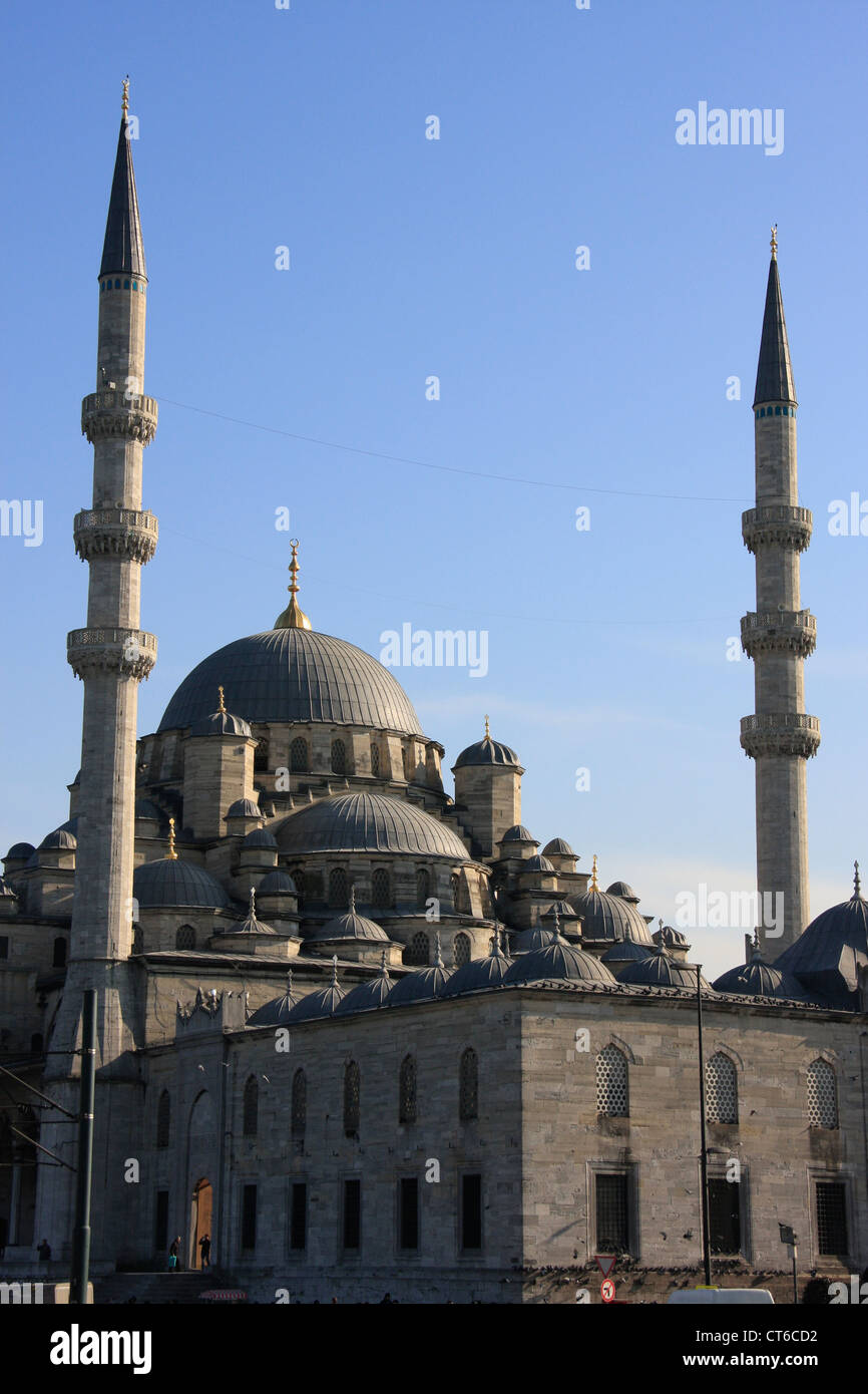 New Mosque, Eminonu district, Istanbul, Turkey Stock Photo