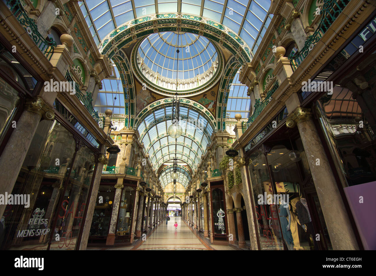 Victoria Quarter shopping Mall in Leeds Stock Photo Alamy