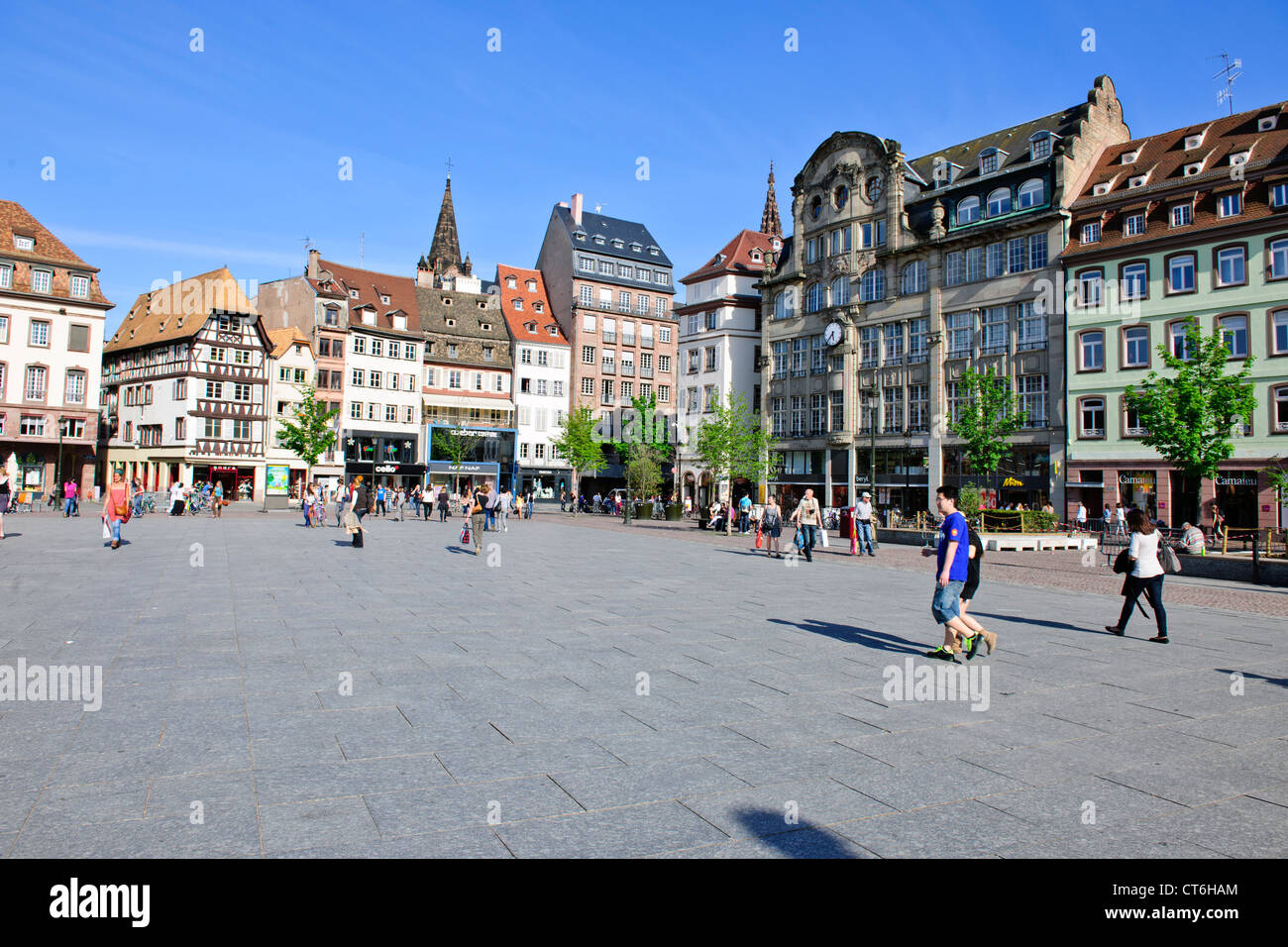 Place du Marche Neuf,Strasbourg,France Stock Photo