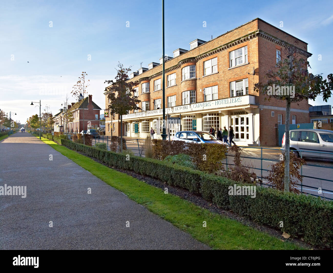 The Broadway, Letchworth Stock Photo Alamy