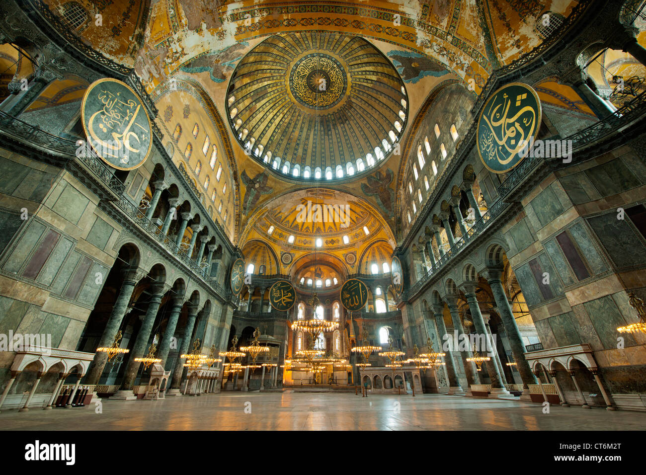 Turkey, Istanbul, Sultanahmet, Hagia Sophia Stock Photo