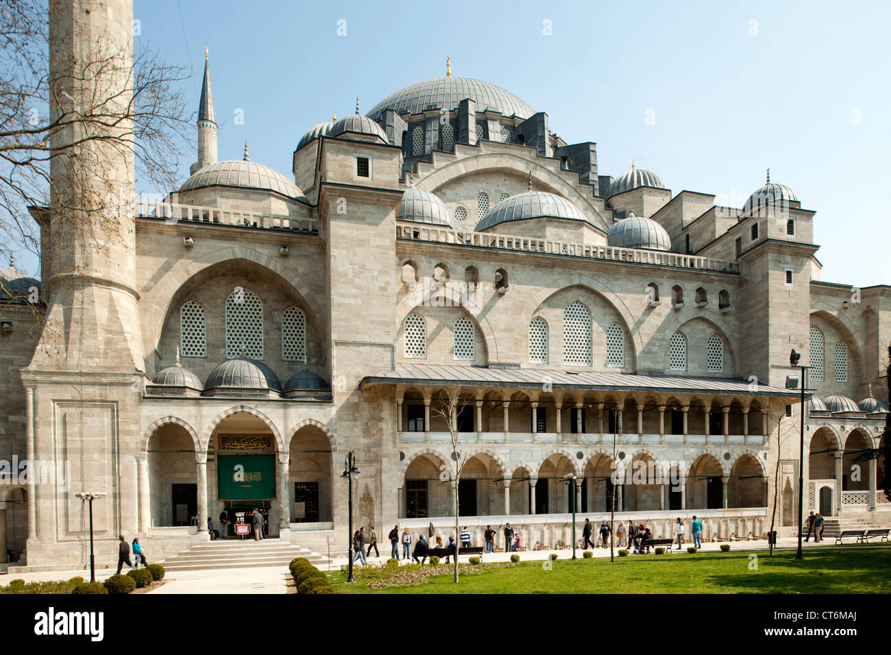 Istanbul, Süleymaniye-Moschee Stock Photo