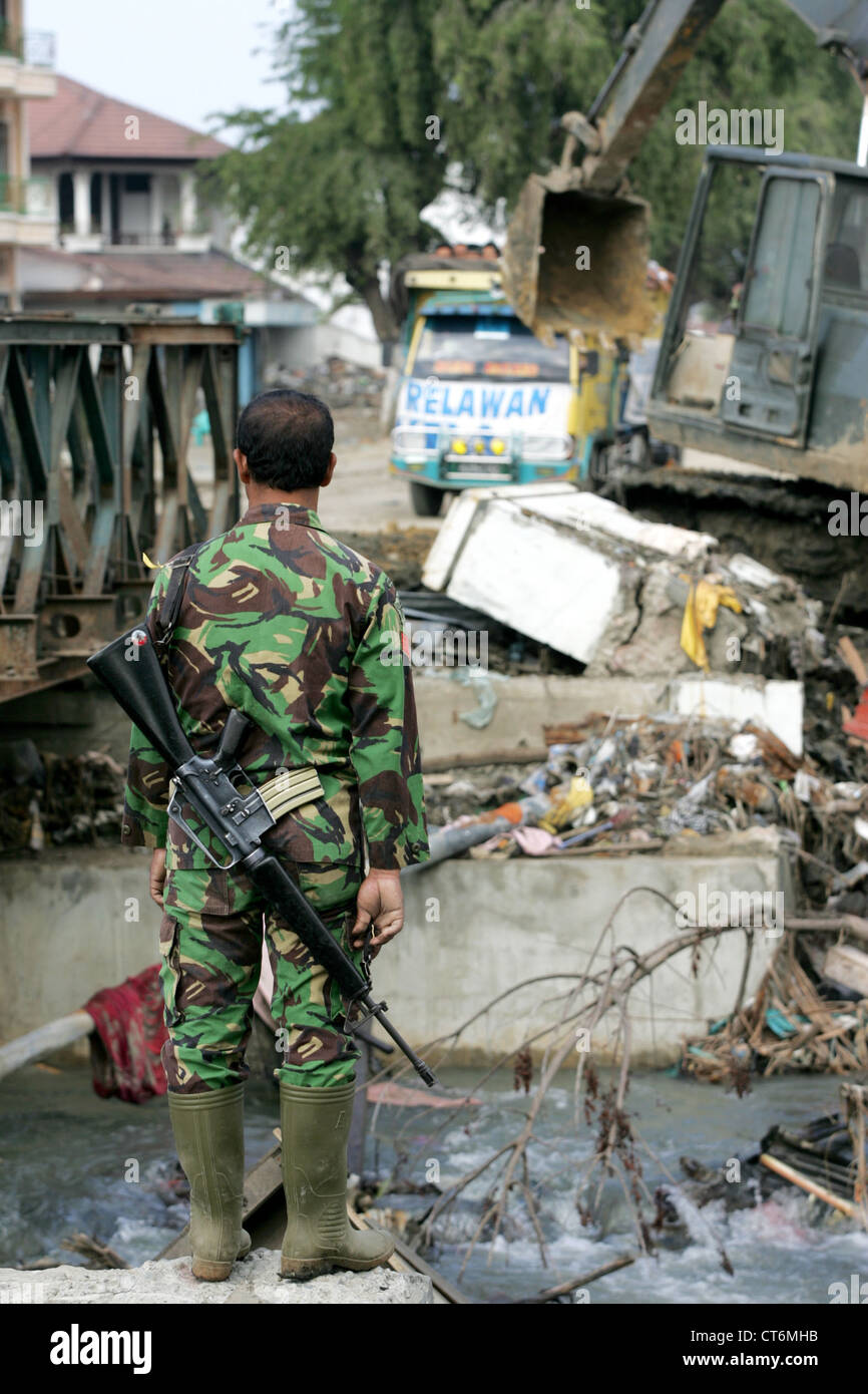 Banda Aceh after the tsunami Stock Photo - Alamy