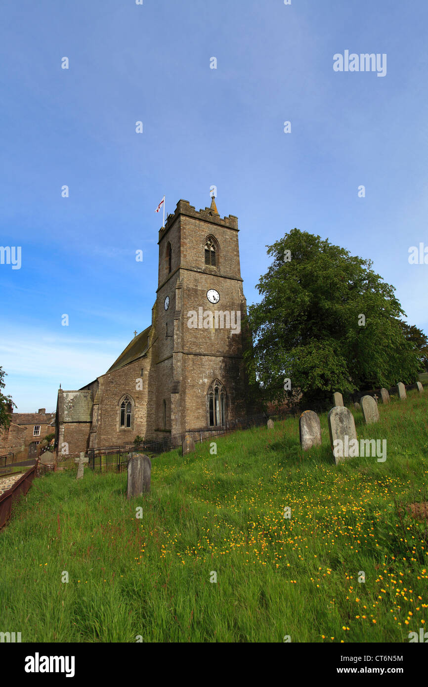 Summer, St Margarets parish church, Hawes Town; Wensleydale; Yorkshire