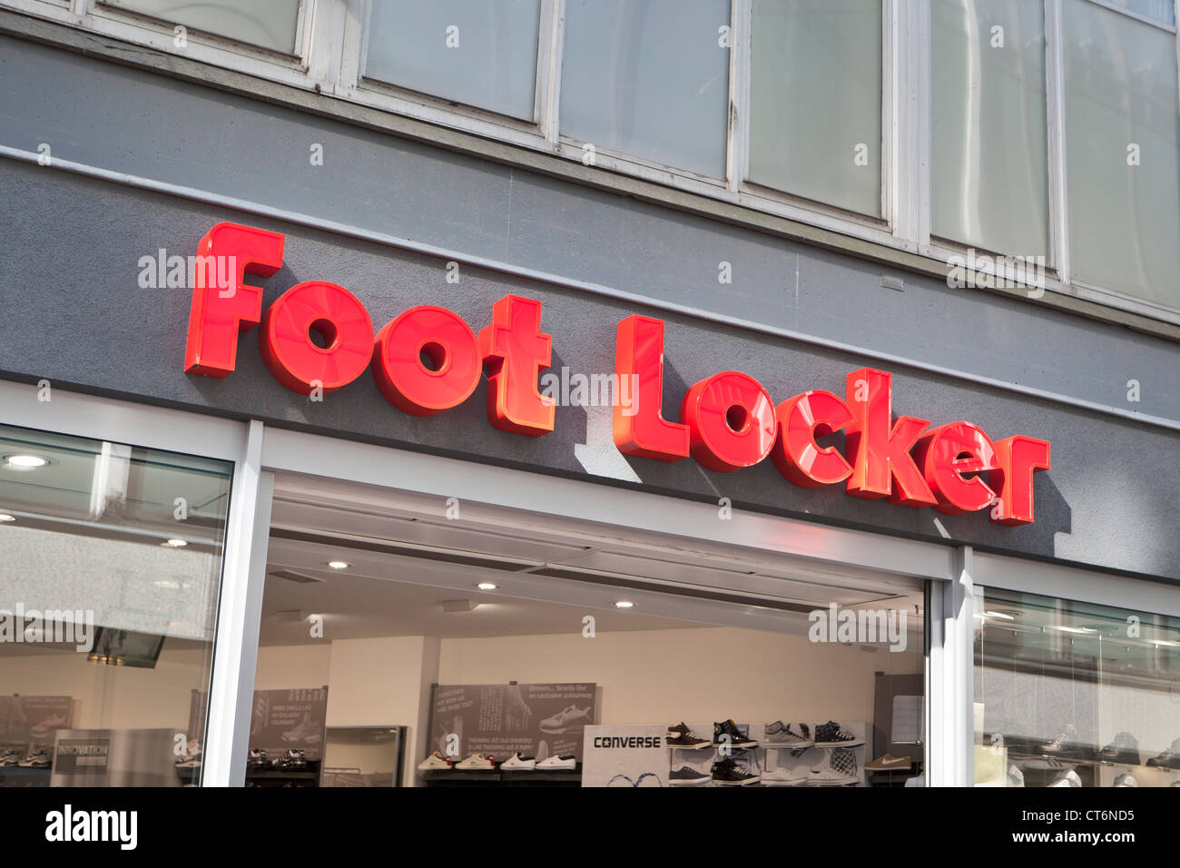 Foot Locker store front, Holland Stock Photo