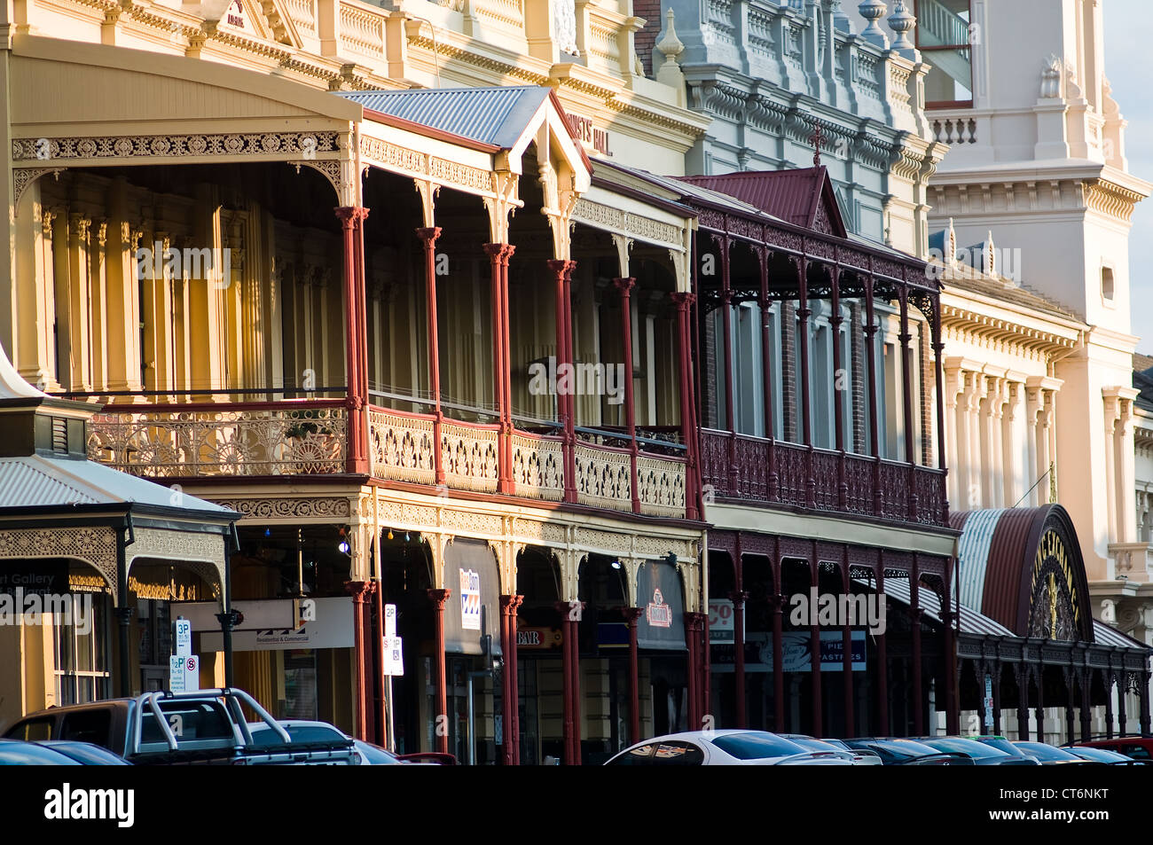 Historic buildings lydiard street ballarat hires stock photography and