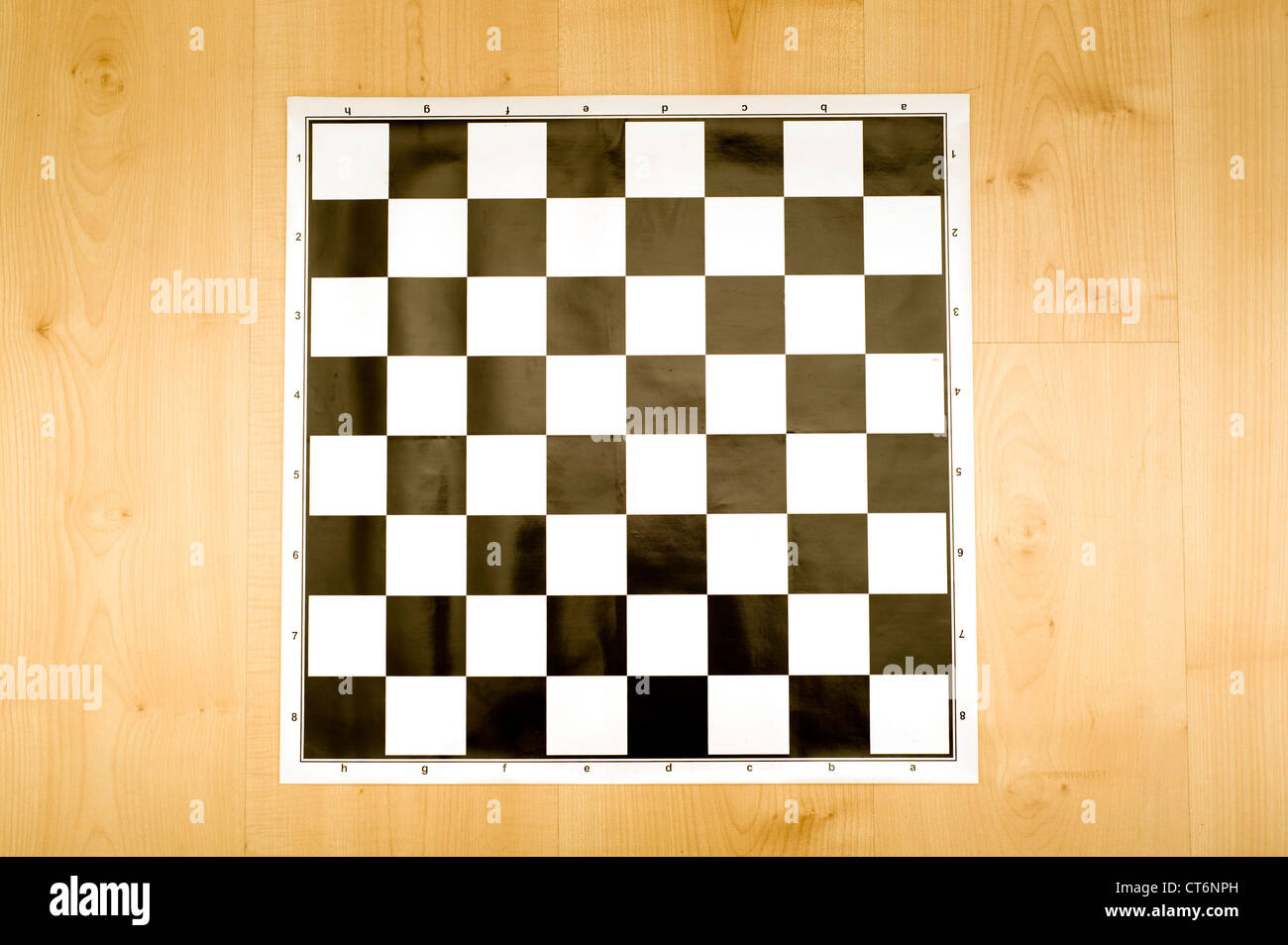 Empty Chess Board with Coordinates Isolated on White Stock Image - Image of  competition, play: 172496255