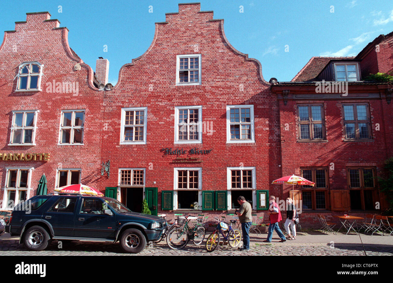 Potsdam, street scene in HollaIndian district Stock Photo Alamy