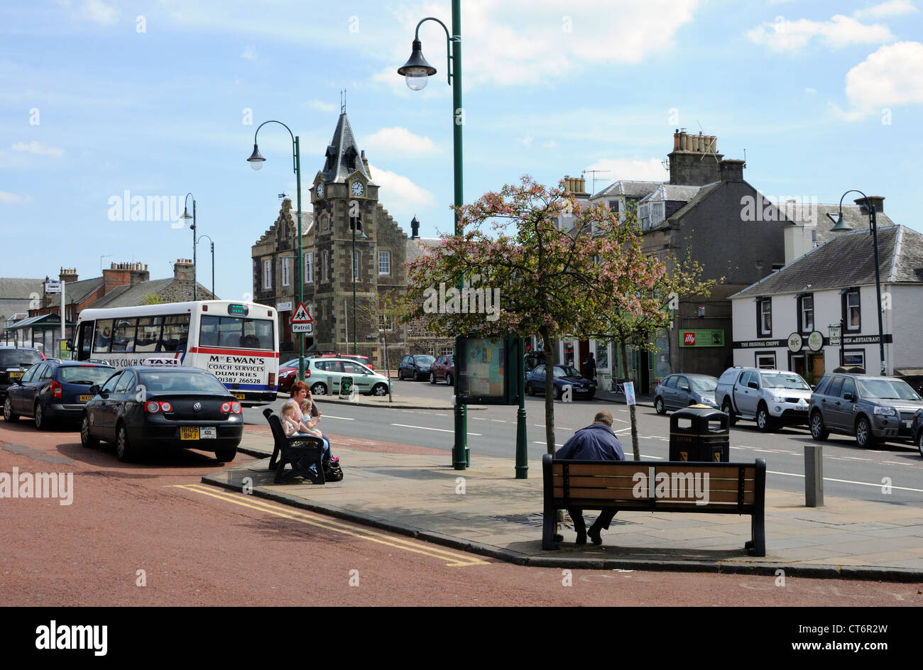 Biggar town centre hires stock photography and images Alamy
