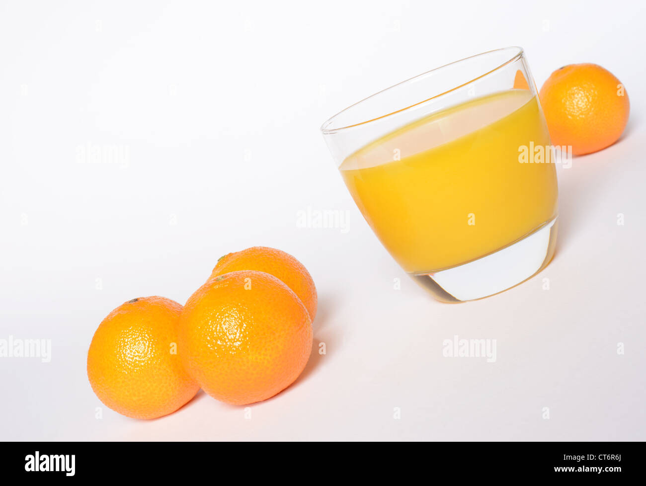 clementines and fresh orange juice Stock Photo Alamy