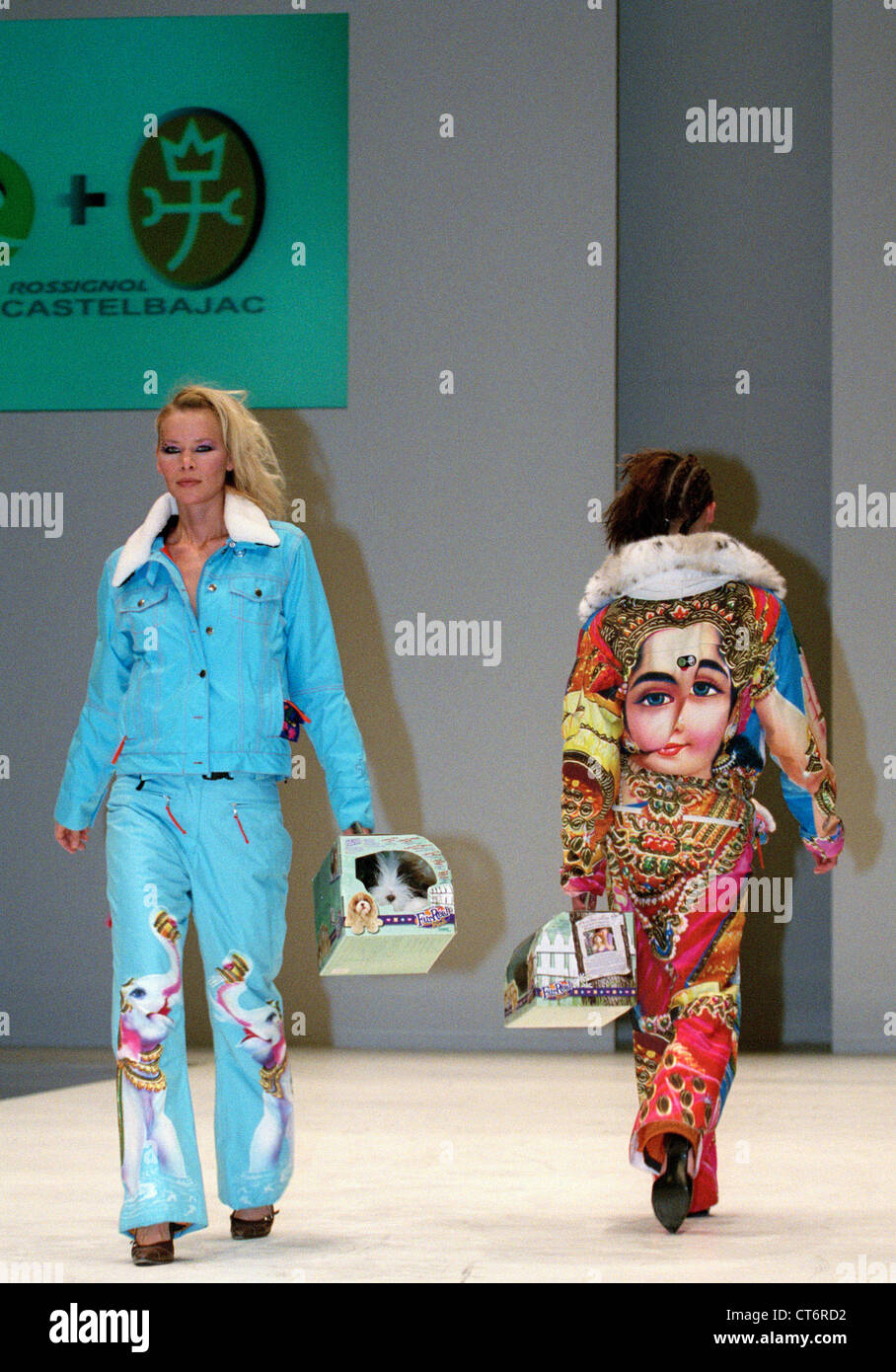 Munich the ISPO Winter fashion show by Rossignol Stock Photo