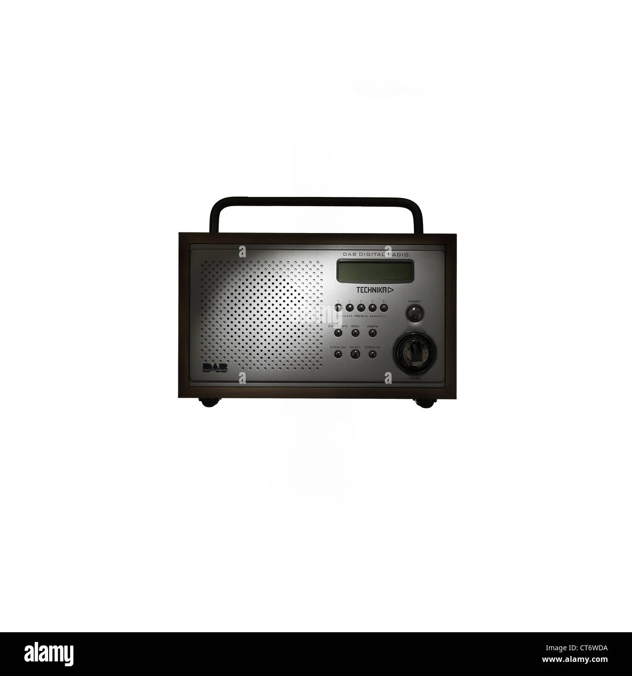 Modern digital radio receiver shot in studio Stock Photo