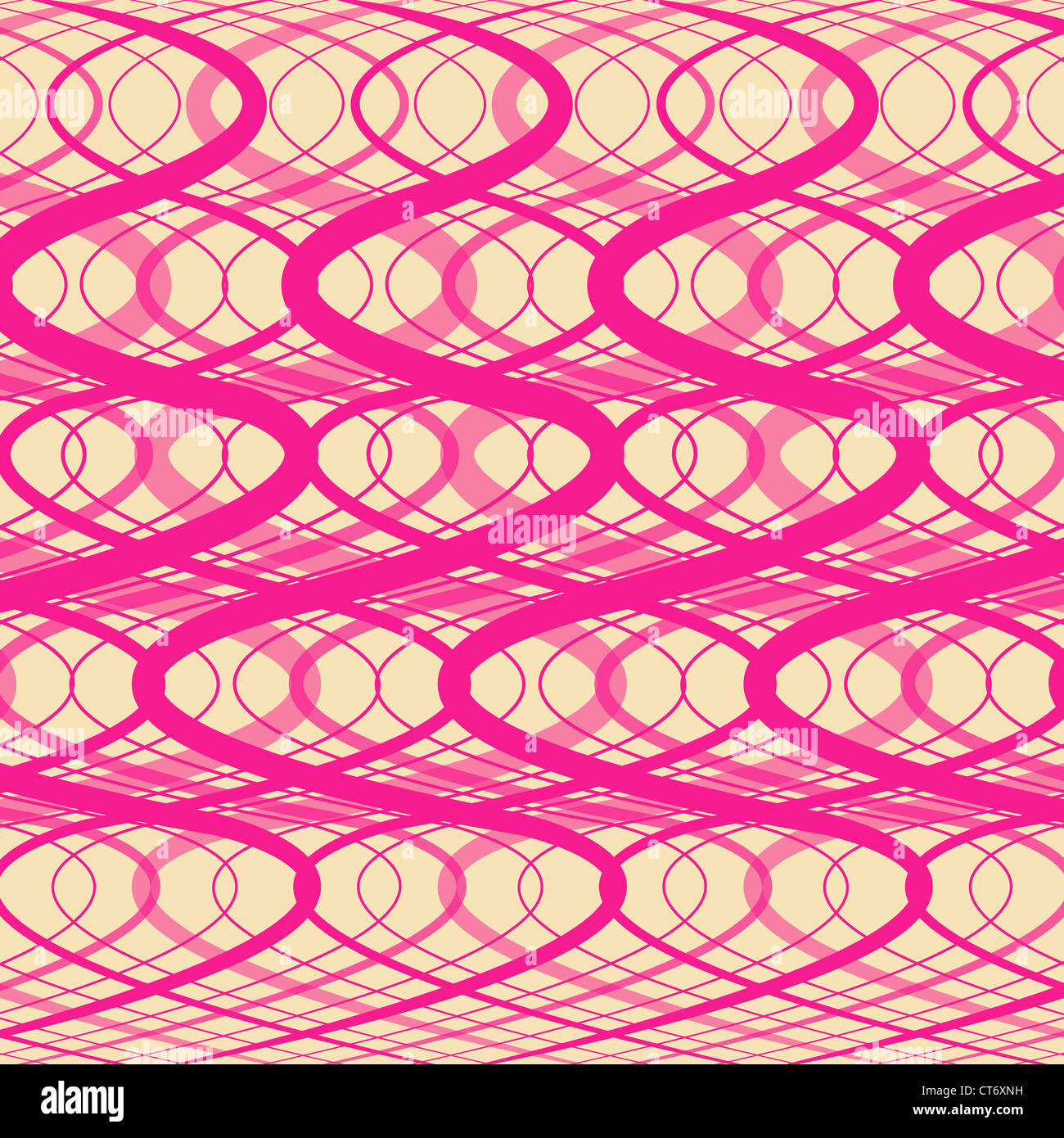 Pink background - abstraction with twisting strips Stock Photo