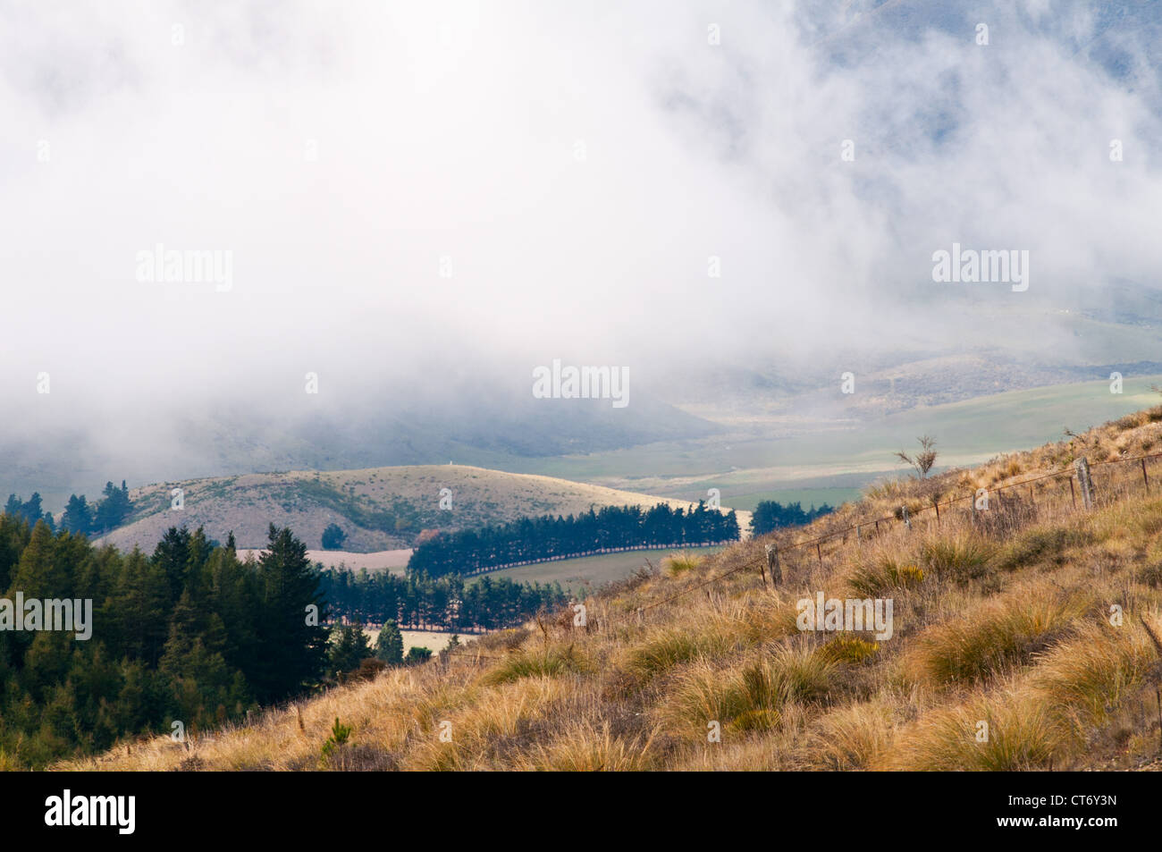 New Zealand South Island scenic landscape Stock Photo - Alamy
