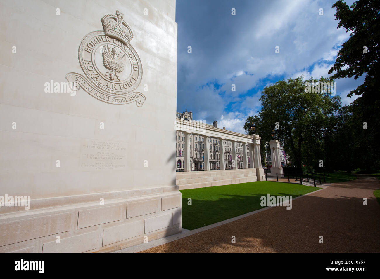 Bomber Command memorial in London's Green Park, England, United Kingdom Stock Photo