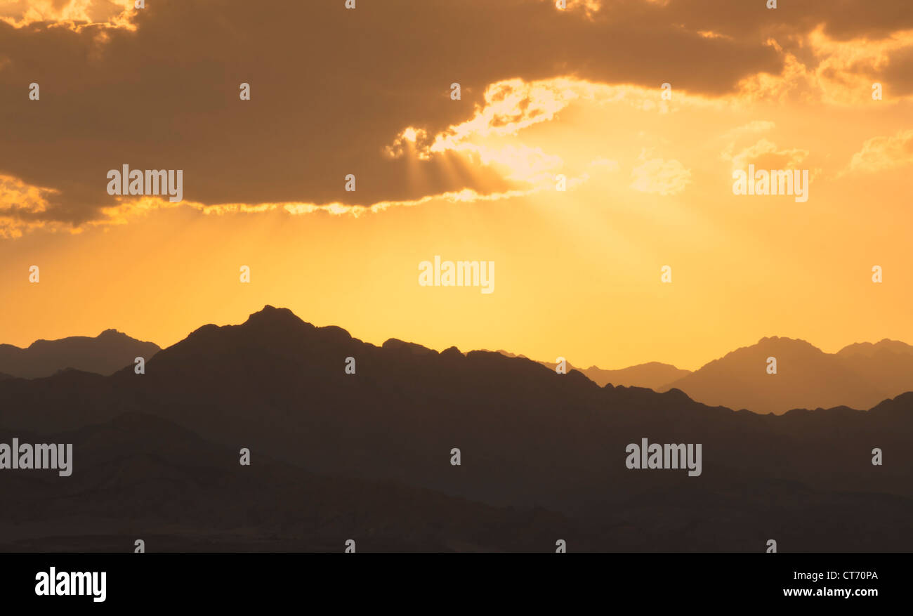 Colourful clouds in the desert hi-res stock photography and images - Alamy