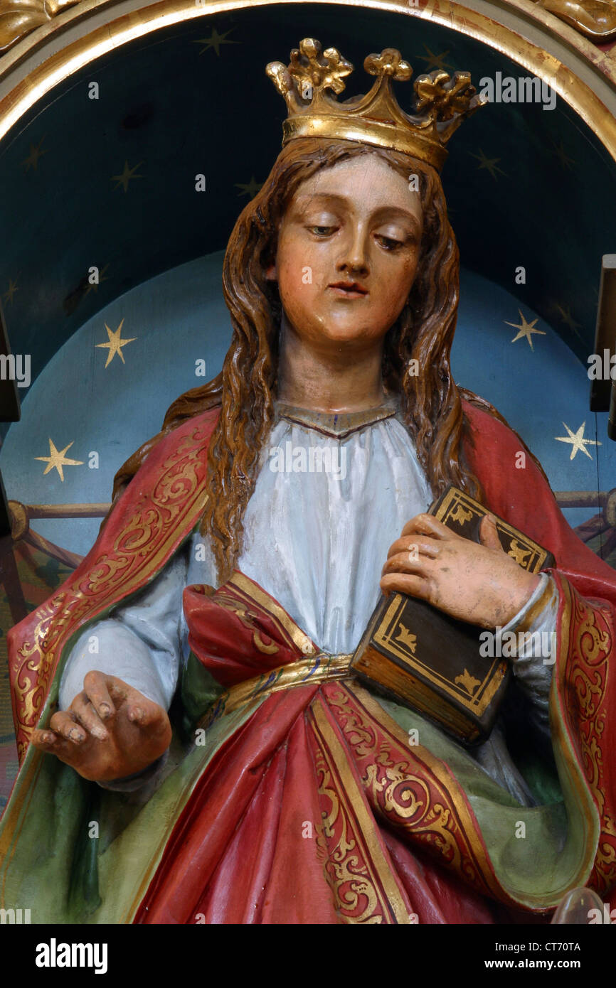 Saint Catherine of Alexandria Stock Photo Alamy