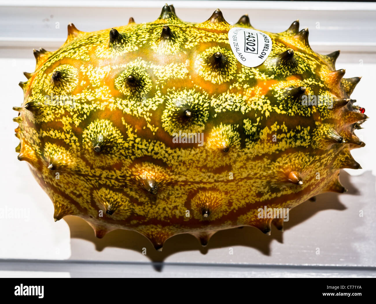 Kiwano horned melon Stock Photo Alamy