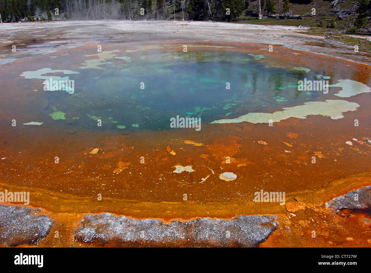 Beauty Pool, Upper Geyser Basin, Yellowstone National Park Stock Photo ...