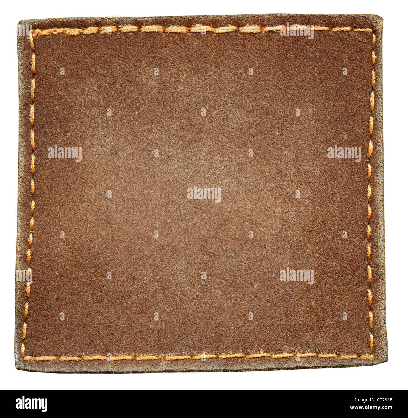 Blank leather jeans label Stock Photo - Alamy