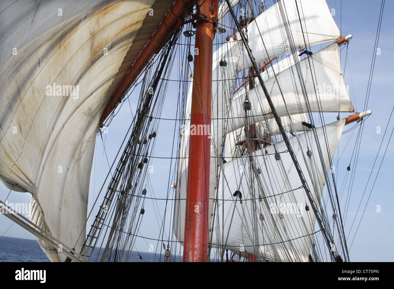 sails, vessel equipment Stock Photo Alamy