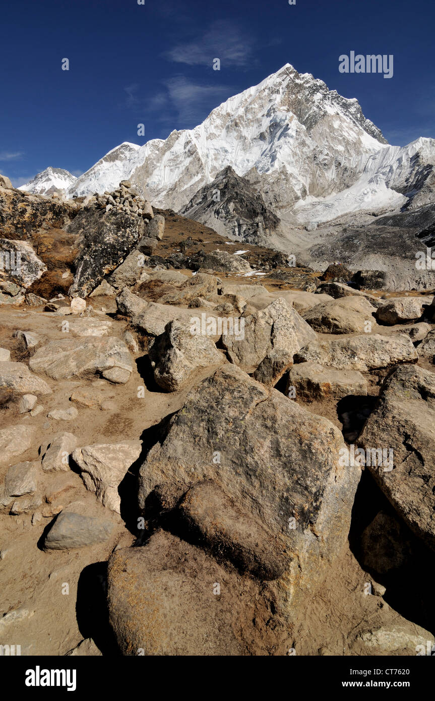 Nepal mountain landscape Stock Photo