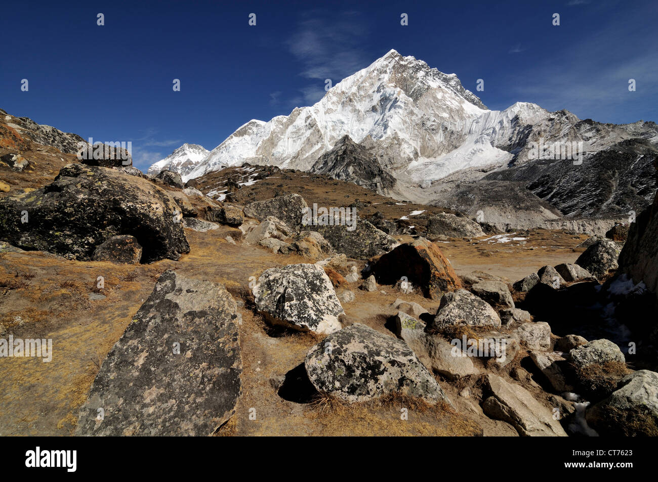 Nepal mountain landscape Stock Photo